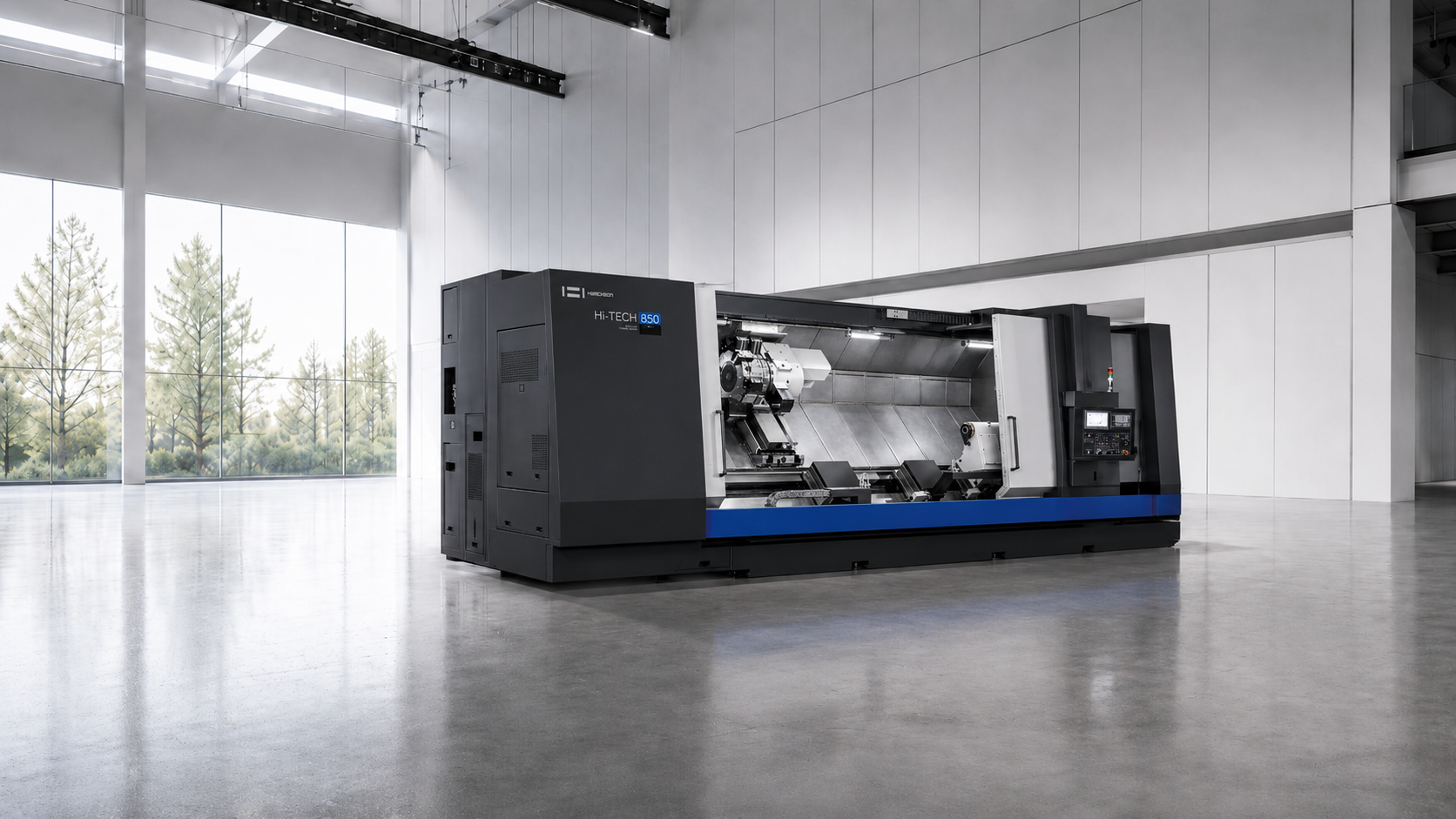 large CNC lathe